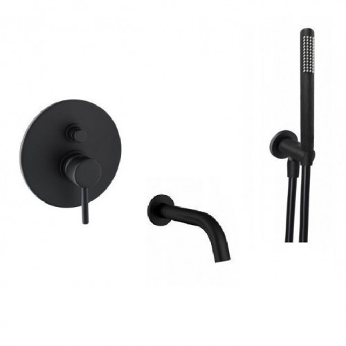 Juoda potinkinė vonios sistema Sapho Rhapsody Black Juoda potinkinė vonios sistema Sapho Rhapsody Black